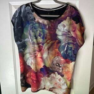 Ted Baker Floral Tee - size L